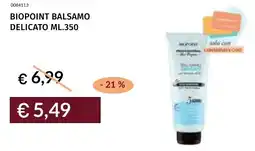 Prezzemolo e Vitale Biopoint balsamo delicato offerta