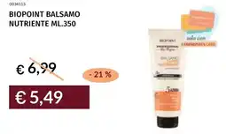 Prezzemolo e Vitale Biopoint balsamo nutriente offerta