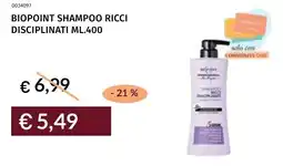 Prezzemolo e Vitale Biopoint shampoo ricci disciplinati offerta