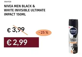 Prezzemolo e Vitale Nivea men black & white invisible ultimate impact offerta
