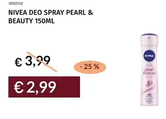 Prezzemolo e Vitale Nivea deo spray pearl & beauty offerta