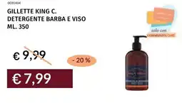 Prezzemolo e Vitale Gillette king c. detergente barba e viso offerta