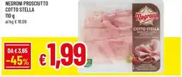 A&O Negroni prosciutto cotto stella offerta