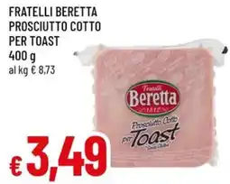 A&O Fratelli beretta prosciutto cotto per toast offerta