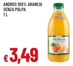 A&O Andros 100% arancia senza polpa offerta