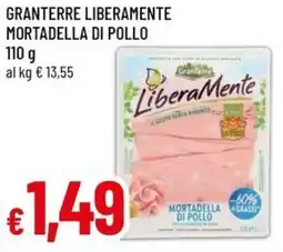 A&O Granterre liberamente mortadella di pollo GranTerre offerta