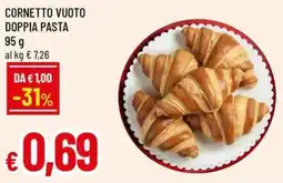 A&O Cornetto vuoto doppia pasta offerta