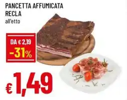 A&O Pancetta affumicata RECLA offerta
