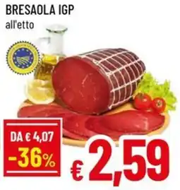 A&O Bresaola IGP offerta