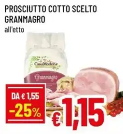 A&O Prosciutto cotto scelto GRANMAGRO offerta