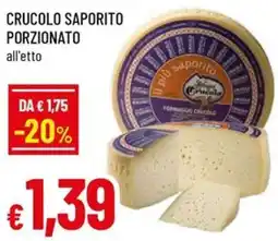A&O Crucolo saporito porzionato offerta