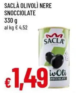 A&O Saclà olivolì nere snocciolate offerta