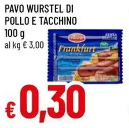 A&O Pavo wurstel di pollo e tacchino offerta