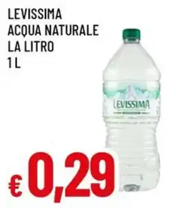 A&O Levissima acqua naturale la litro offerta