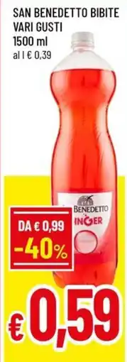 A&O San benedetto bibite vari gusti offerta