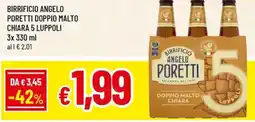 A&O Birrificio angelo poretti doppio malto chiara 5 luppoli offerta