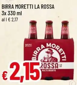 A&O Birra moretti la rossa offerta