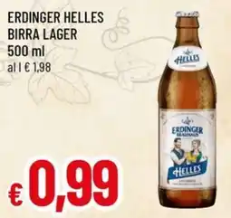 A&O Erdinger helles birra lager offerta