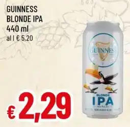 A&O Guinness blonde IPA offerta