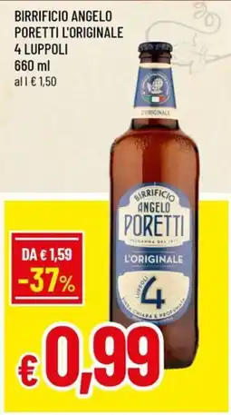 A&O Birrificio angelo poretti l'originale 4 luppoli offerta