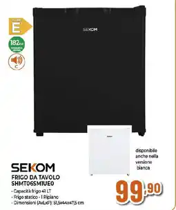 Extracoop Sekom frigo da tavolo SHMT06SMIUEO offerta