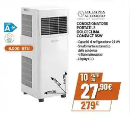 Extracoop OLIMPIA SPLENDID condizionatore portatile dolceclima compact 8SW offerta
