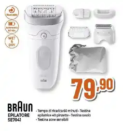 Extracoop Braun epilatore SE7041 offerta