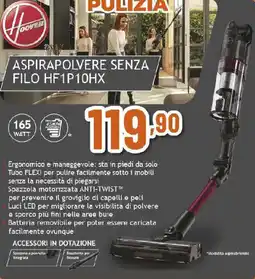 Extracoop Hoover aspirapolvere senza filo HF1P10HX offerta