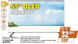 Extracoop SMART TV TV QLED UHD 55QA20V1 offerta