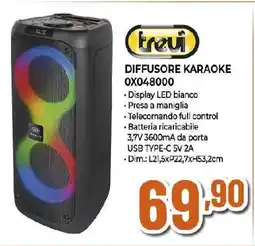 Extracoop Trevi diffusore karaoke OXO48000 offerta