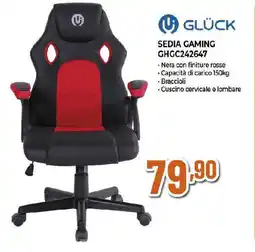 Extracoop Glück sedia gaming GHGC242647 offerta