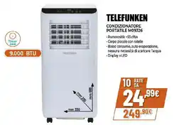 Extracoop Telefunken condizionatore portatile M09326 offerta