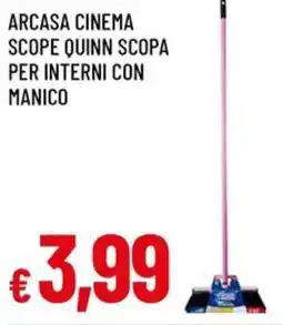 A&O Arcasa cinema scope quinn scopa per interni con manico offerta