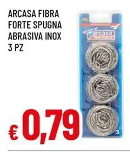 A&O Arcasa fibra forte spugna abrasiva inox 3 pz offerta