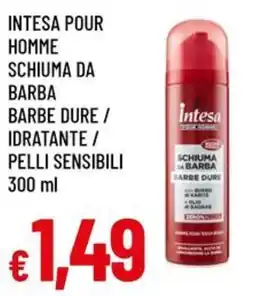 A&O Intesa pour homme schiuma da barba barbe dure / idratante / pelli sensibili offerta