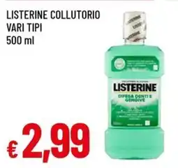 A&O Listerine collutorio vari tipi offerta