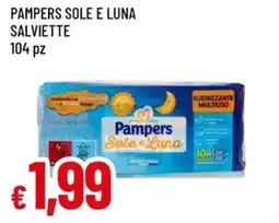 A&O Pampers sole e luna salviette 104 pz offerta