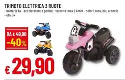 A&O Trimoto elettrica 3 ruote offerta