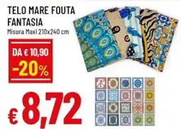 A&O Telo mare fouta fantasia offerta