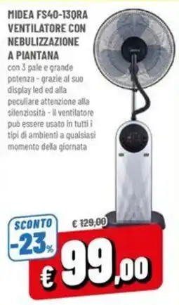 A&O Midea fs40-13qra ventilatore con nebulizzazione a piantana offerta