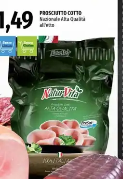 Famila Prosciutto cotto nazionale alta qualità all'etto offerta