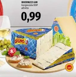 Famila INVERNIZZI GIM Gorgonzola DOP all'etto offerta