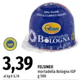 Famila FELSINEO mortadella Bologna IGP offerta