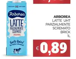 Eté Arborea latte uht parzialmente scremato brick offerta