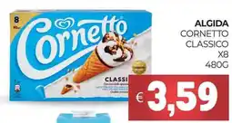 Eté Algida cornetto classico x8 offerta