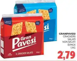 Eté Granpavesi crackers salati non salati bipack offerta