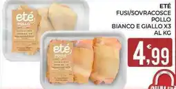 Eté Eté fusi/sovracosce bianco e giallo x3 offerta