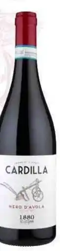 Eté Cardilla nero d'avola DOC offerta