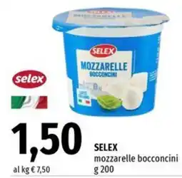 Famila SELEX mozzarelle bocconcini offerta