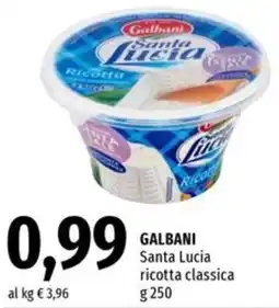 Famila GALBANI Santa Lucia ricotta classica offerta